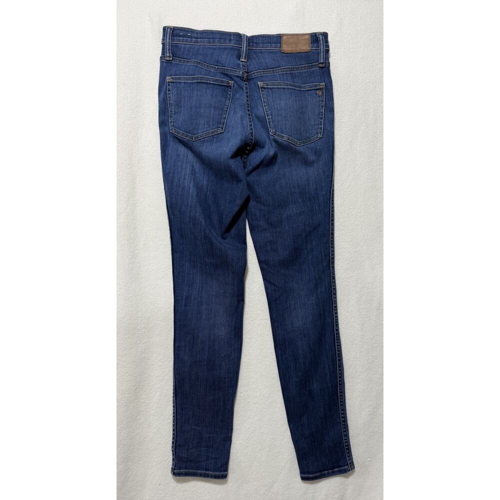 Madewell 10” High Rise Curvy Skinny Jeans Size 27 Medium Wash Stretch Denim - Picture 2 of 9